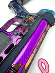 Custom 1-1 Anodized Marble with violet splash Airtac / Pooty Edge Speedsoft Airsoft Build