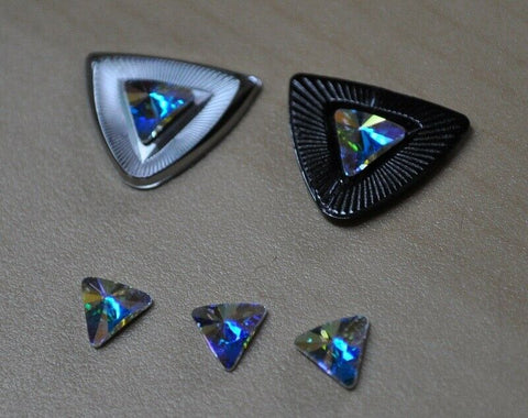 DLX Luxe Back Latch Swarovski Crystal "Real Crystal" - Aurora Small